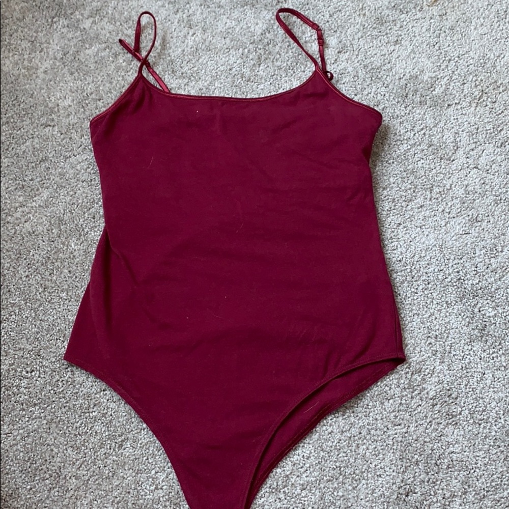 Maroon bodysuit (worn once)